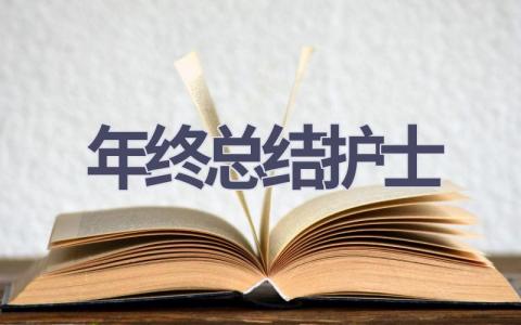 年终总结护士21篇范文