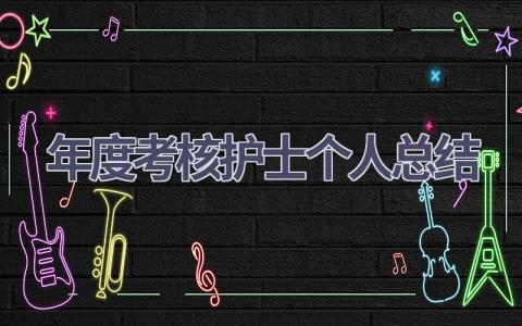 2024年度考核护士个人总结17篇范文