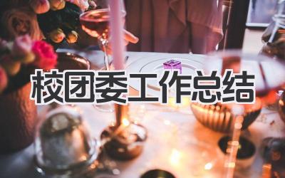 校团委工作总结