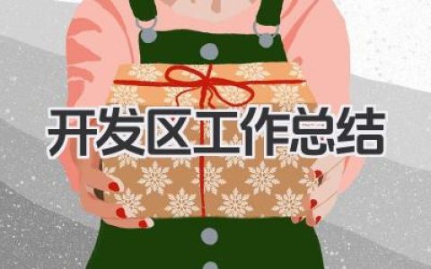 开发区工作总结