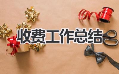 收费工作总结
