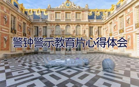 警钟警示教育片心得体会